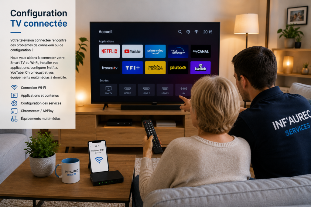 Configuration TV connectée